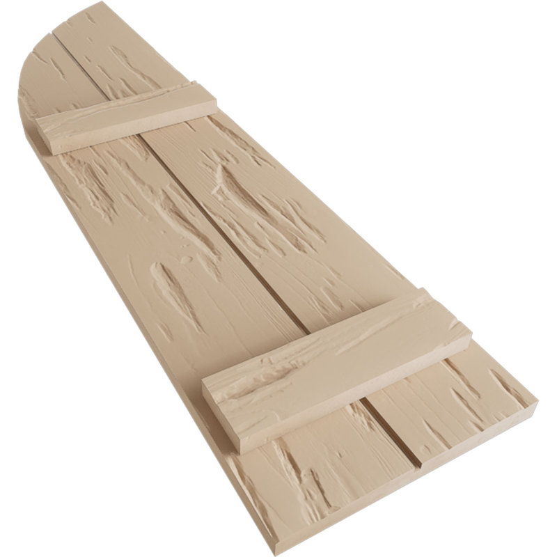 Timberthane à deux planches jointes avec niches en bois, H 88 po x l 11 po