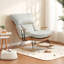 Chaise berçante moderne rembourrée-110986152