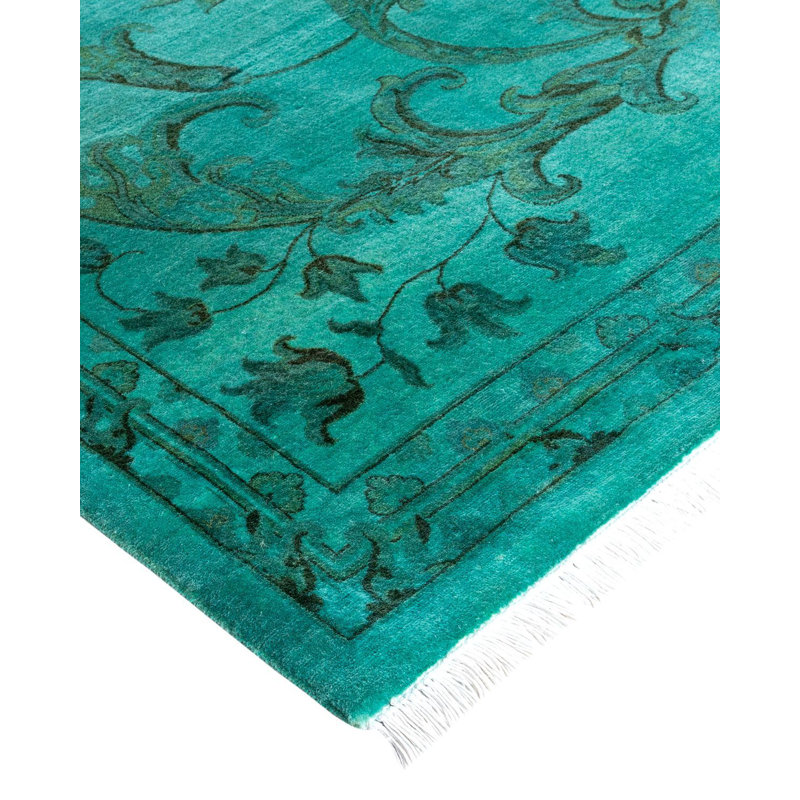 Overyed One-of-a-Kind Rectangle 6'9" X 9'10" Hand Knotted Area Rug