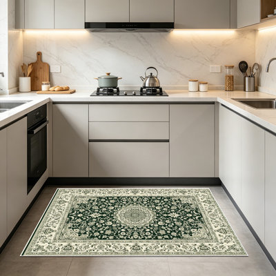 Tapis rétro de style persan, doux et facile à nettoyer, adapté pour le salon, la chambre à coucher, la salle à manger, la salle d'étude et d'autres tapis de décoration intérieure pour de multiples scènes