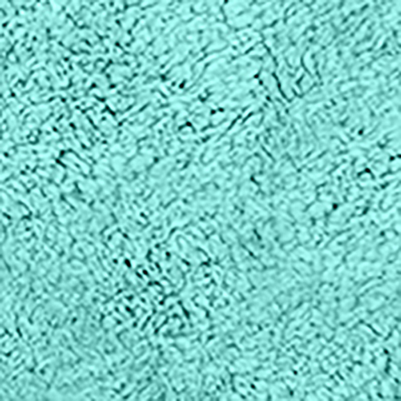 Tapis 100% coton en U lavable à la machine avec envers en latex Classy Bathmat Collection, Aigue-marine