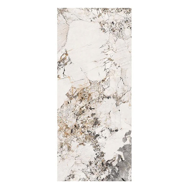 Blanco Macael Marble Effect Wall Panels, Matte, Brown/White/Gray