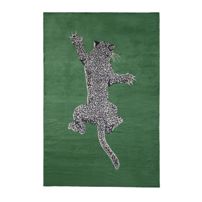 Diane Von Furstenberg Climbing Leopard Area Rug