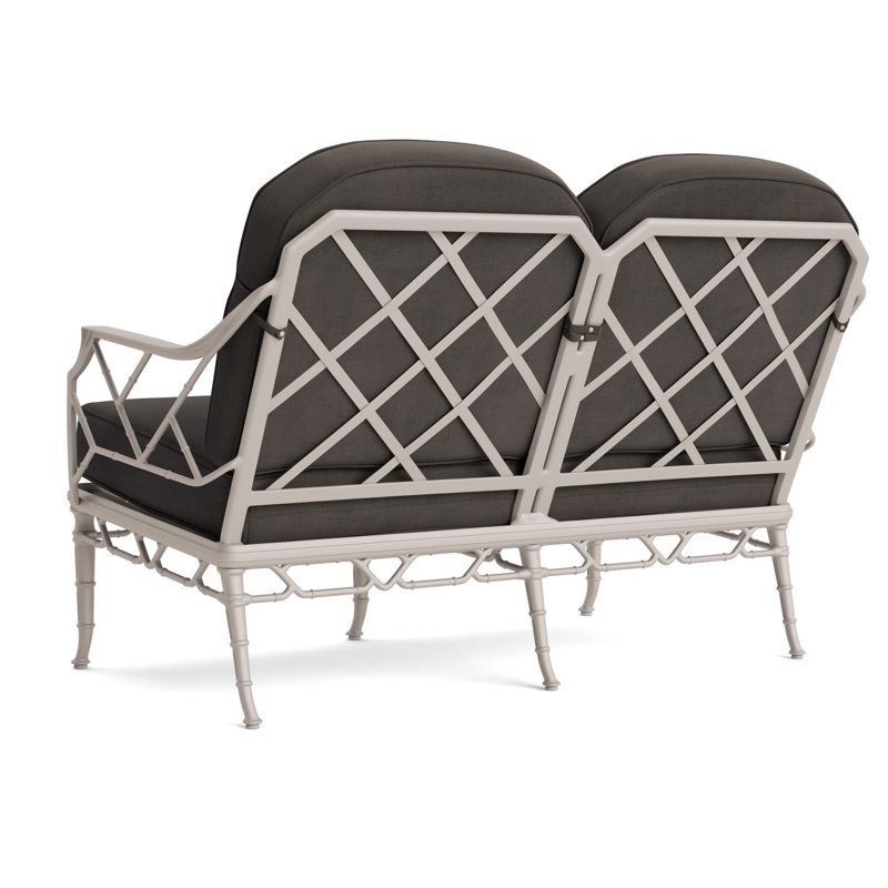 Calcutta Outdoor 2 - Seat Loveseat, Fusion Charcoal, Dove