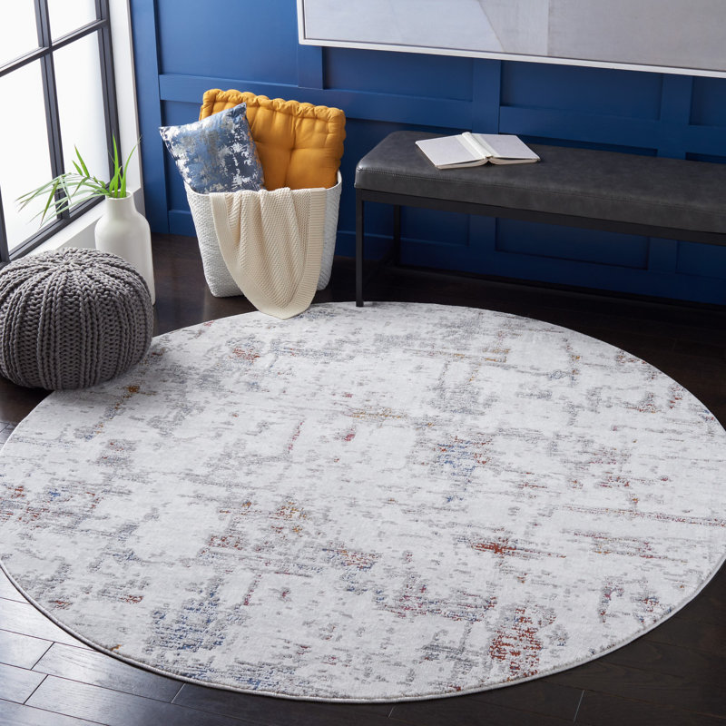 Tapis abstrait Craft Performance, Rond 6 pi 7 po