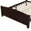 Lit plateforme, lit plateforme en bois massif avec lattes de soutien et structure solide, aucun sommier nécessaire-606343415-606343414