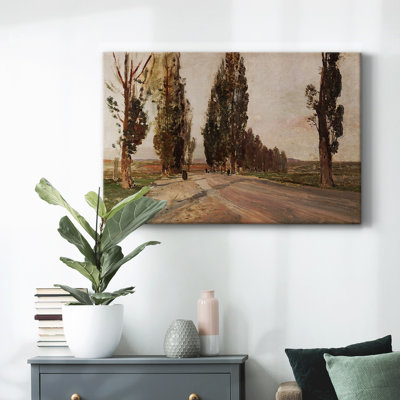Paysage rétro - IMC encadré sur toile