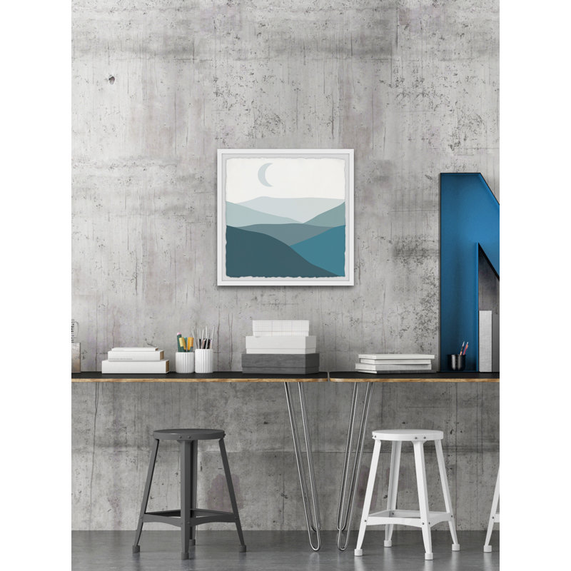 Mystic Mountains - Single Picture Frame Painting, 81cm H x 81cm W
