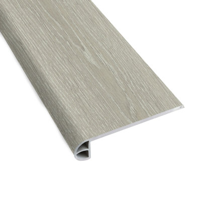 Plastic 4.33 in. W x 92 in. L Stair Nose in