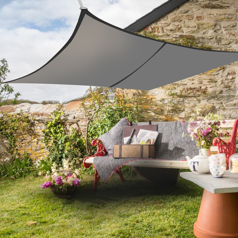 Dunarragan 4m x 3m Rectangular Shade Sail, Anthracite
