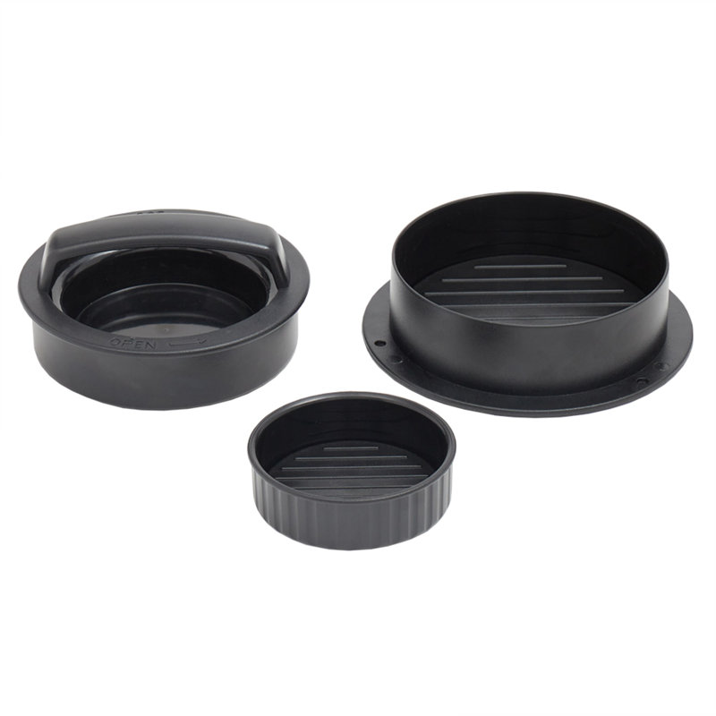 Presse à hamburger en plastique 3 pièces Dharmik
