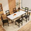Chaise d'appoint en bois massif Antwanae, chaise de salle à manger de ferme, chaise de cuisine-1456031920