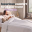 Silentnight Luxury Hotel Collection Bed Set with 10.5 Tog Duvet, Piped Pillow Pair and 5cm Mattress Topper-87788308