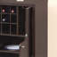 Armoire à vin avec deux portes et porte-bouteilles amovible