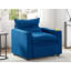Fauteuil convertible en velours-1030213897