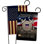 Drapeau de jardin à 2 côtés en polyester 18 x 13 po