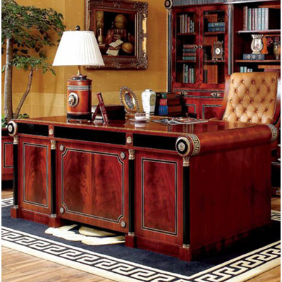 Edelman Solid Wood Solid Wood Executive Desk