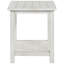 Table de bout en bois avec tablette