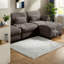 Canapé modulaire en chenille brun à 2 places modulaire Compression, maison moderne