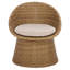 Chaise de patio en osier Lynsee
