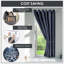 Wibeke Blackout Door Curtain Single Panel-989317652-989317654