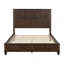 Structure de lit plateforme en bois naturel robuste et durable avec tête de lit haute, aucun ressort nécessaire pour une installation facile et un sommeil confortable-1880677773-1880677772