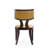 Pulitzer Traditional Vegan Leather Upholstered Beech Wood Side Chair in Camel-46889477