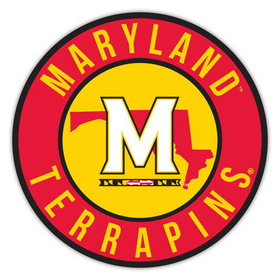 University Of Maryland Bright Line - 16" Circle With State