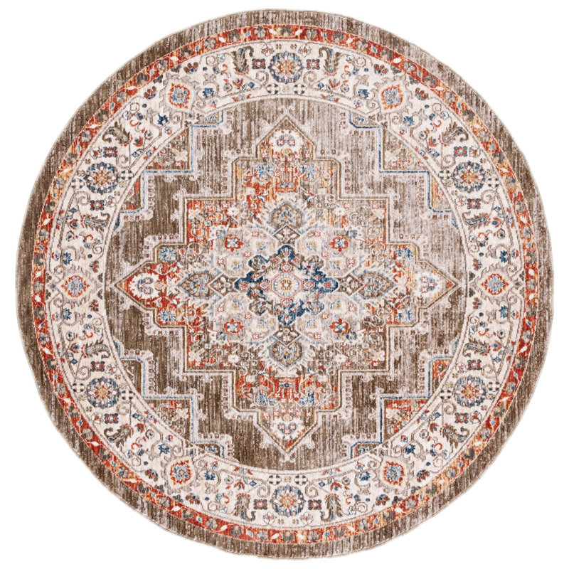 Olympia Performance Oriental Rug, Round 6'