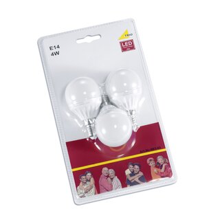4W E14 LED Retro Light Bulb (Set of 3)