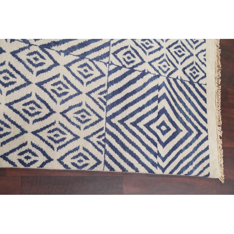 Tapis marocain oriental noué à la main 8 x 11