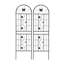 2 Pack Metal Garden Trellis 86.7" X 19.7" Rustproof Trellis For Climbing Plants Outdoor Flower Support-423202885