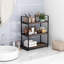 Bathroom Counter Organizer,Bathroom Countertop Organizer,Counter Shelf,Countertop Storage,Organization And Storage,Makeup Shelf,Sink Caddy(Brown 3 Tier)