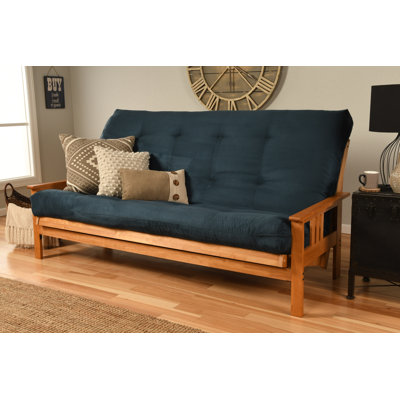 Johnte Queen 86" Futon Frame and Mattress