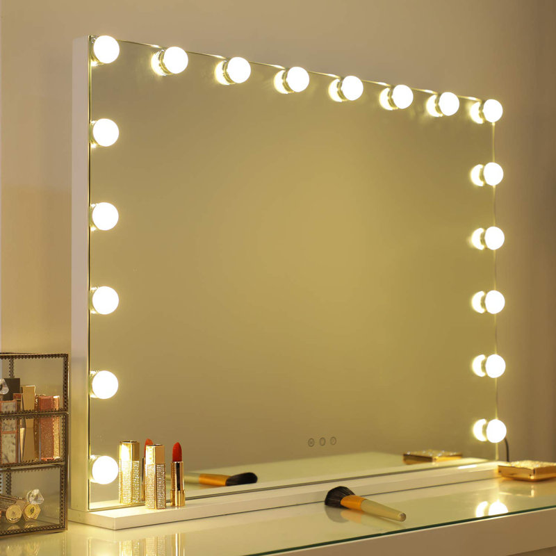 Miroir mural lumineux sans cadre Evaney