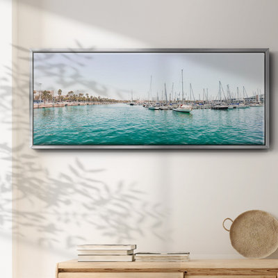 Marina de Barcelone - toile encadrée