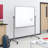 Freestanding Steel Reversible Magnetic Large - 6' - 8' Whiteboard