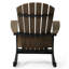 Chaise berçante Benno Adirondack, noire-130678440