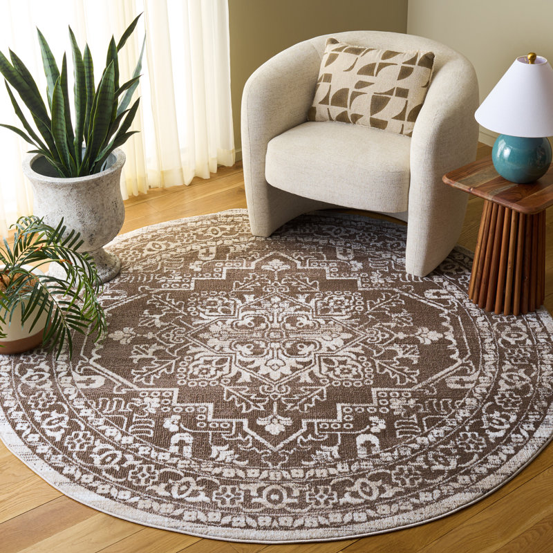 Tapis d'intérieur performant Chamber, Rond 6 pi 7 po x 6 pi 7 po