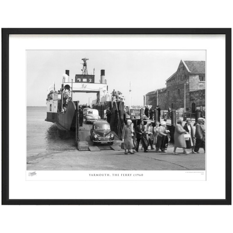 Yarmouth, The Ferry C1960 - Single Picture Frame Print, 28cm H x 36cm W x 2.3cm D