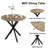 3 Pieces Round Dining Table Set for 2-989608555