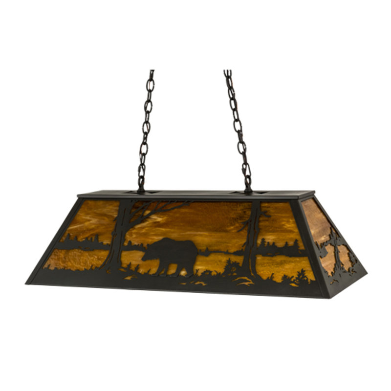 Bear At Lake 6 - Light Pendant