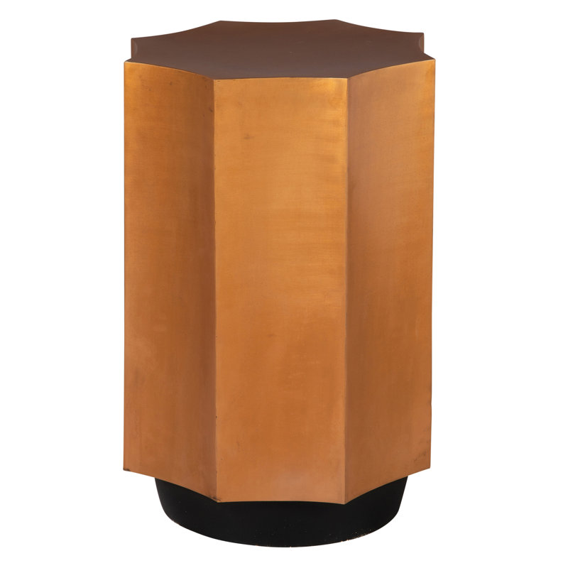 Iron Top End Table