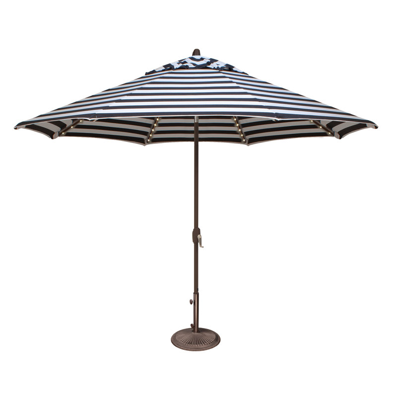 Bigelow 132'' Outdoor Umbrella with lights, Bronze