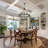 12-Light Oversize 40" 2-tier Wagon Wheel Chandelier