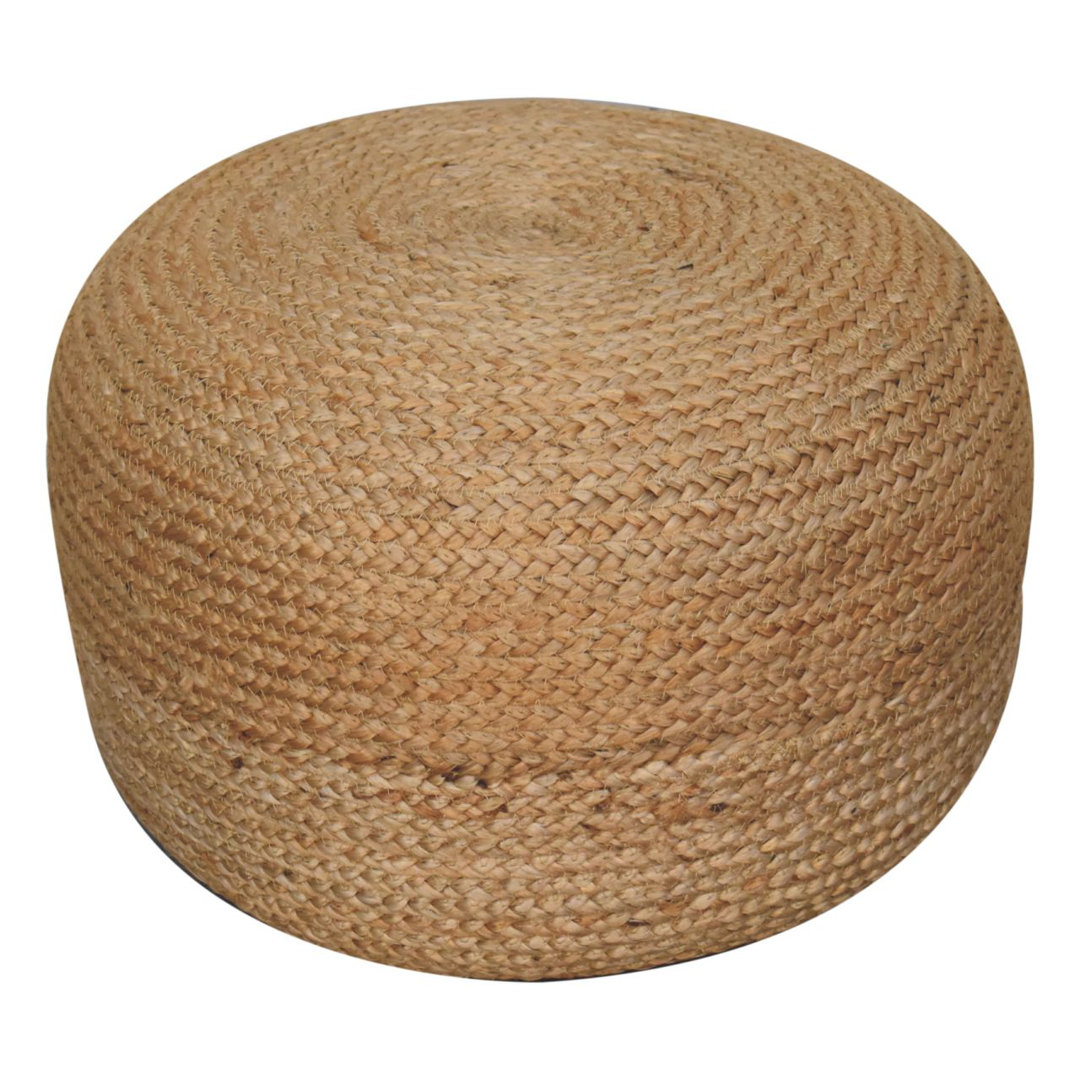 48cm Wide Round Pouffe Ottoman