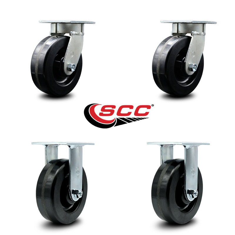 Kingpinless Phenolic Swivel Caster