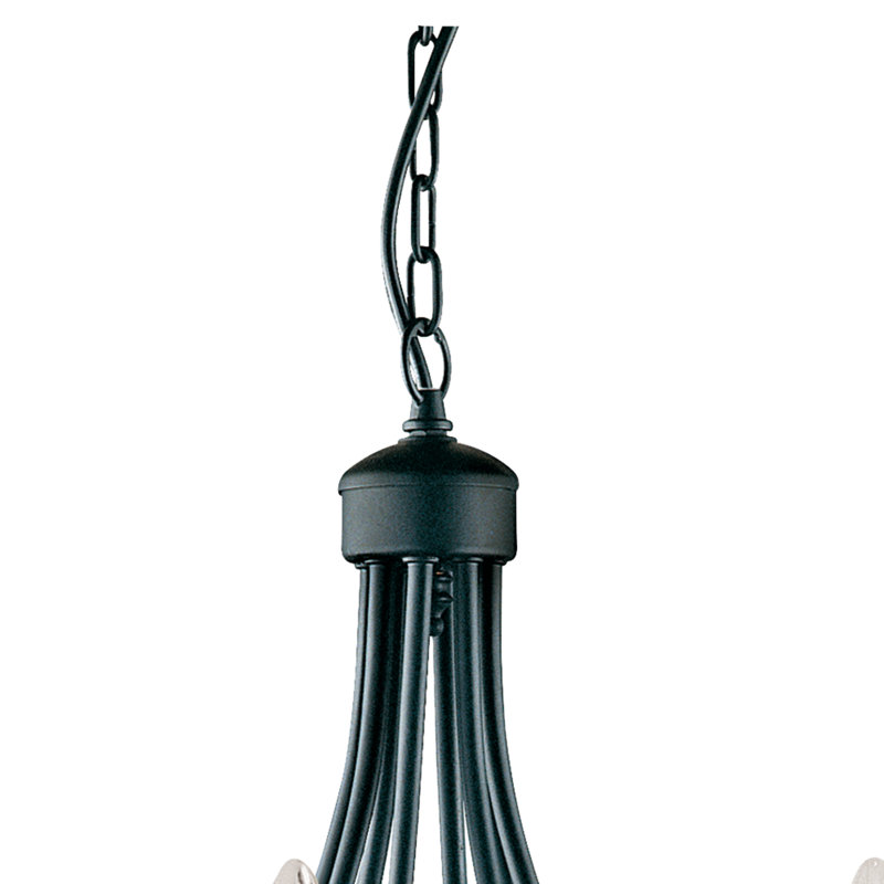 Lustre 5 lumières façon bougie Ramon, H 18,5 po x l 18 po x P 18 po