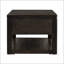 Table basse avec détails en métal