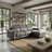 Locke 103.9" Genuine Leather Square Arm Sectional Sofa with Right Chaise-502254918-470206618